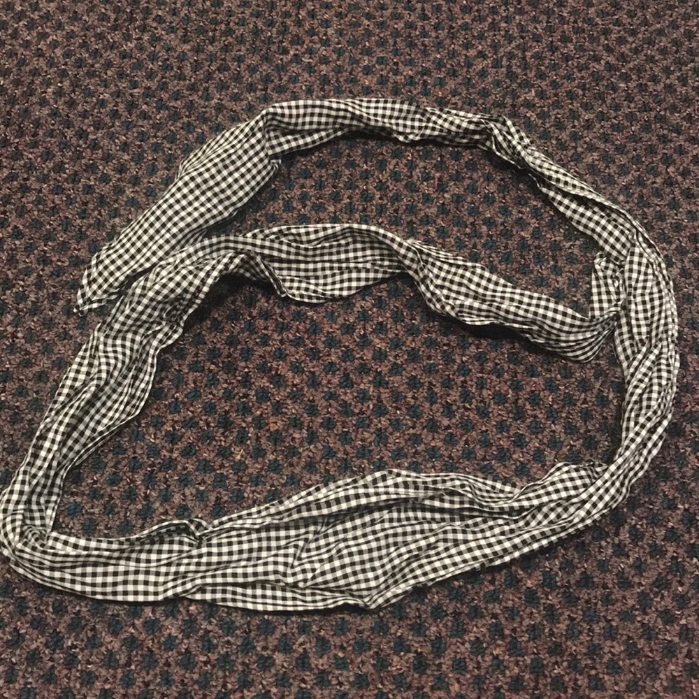 Gingham belt or headband